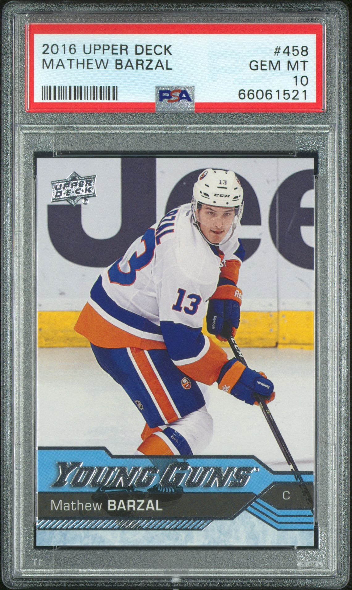 2016 Upper Deck UPPER DECK #458 Mathew Barzal front