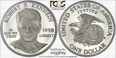 1998-S $1 RFK PR69DCAM