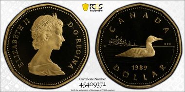 1989 $1 Loon PR69DCAM