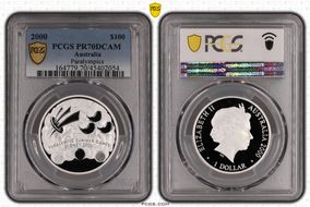 2000 $100 Paralympics PR70DCAM