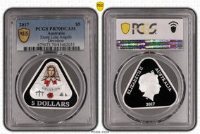 2017 $5 Front Line Angels Devotion PR70DCAM
