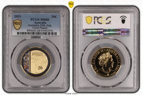2021 20C Animalia 35th Ann. Gold Plated MS68