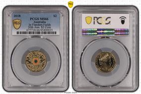 2018 $2 In Flanders Fields Colorized 30th Ann. $2 Coin MS66
