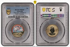 2021 $1 150 Ann. of RSPCA Farm Animals MS69