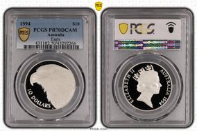 1994 $10 Eagle PR70DCAM