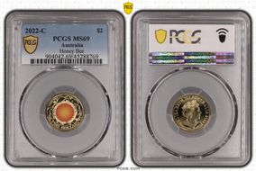 2022-C $2 Honey Bee Colorized MS69