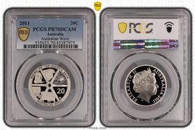 2011 20C Australian Wool PR70DCAM