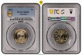 2022 $1 MS69