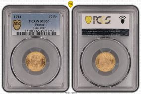 1914 10 Fr Gad-1017 F-509 MS65