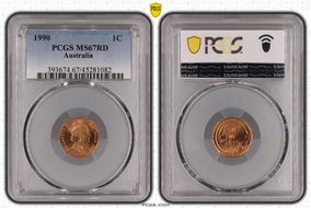 1990 1C MS67RD