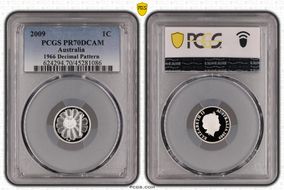 2009 1C 1966 Decimal Pattern PR70DCAM