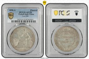 1898-A Piastre Lec-280 AU55