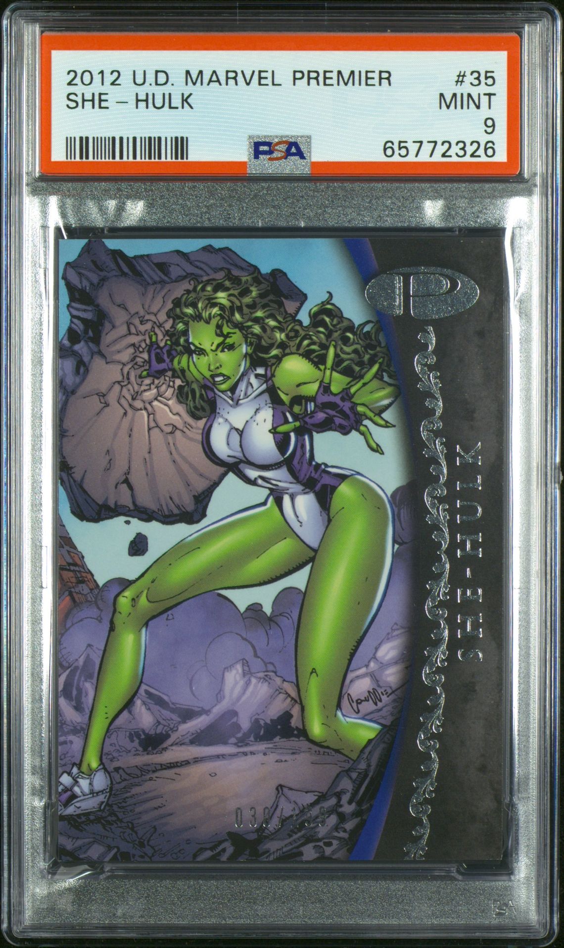2012 Upper Deck UPPER DECK MARVEL PREMIER #35 She-Hulk front
