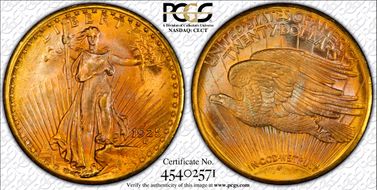 1925-D $20 MS65