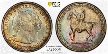 1900 $1 Lafayette MS66+ 