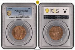 1902 5C Gad-165 F-119 MS66RB