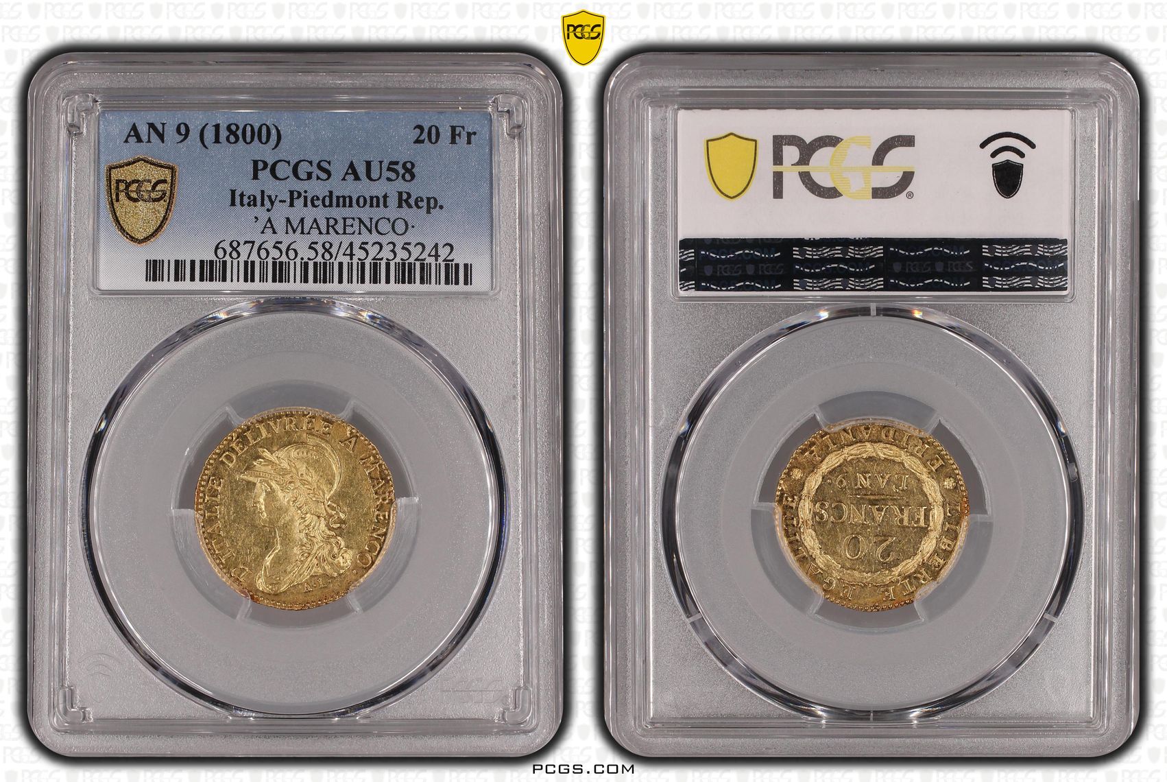 Pcgs Lookup PCGS Certificate Verification Coin Details for Cert #45235242