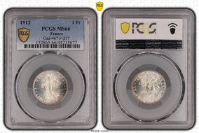 1912 1 Fr Gad-467 F-217 MS66