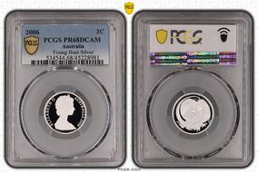 2006 2C Young Bust Silver PR68DCAM