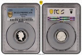 1991 5C Silver PR69DCAM