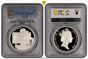 1996 $5 Roberts PR70DCAM