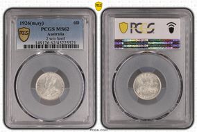 1926(m,sy) 6D 2 w/o Serif MS62