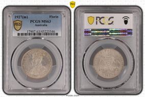 1927(m) Florin MS63