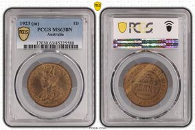 1923 (m) 1D MS63BN