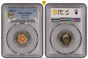 2022-C $2 Honey Bee Colorized MS68