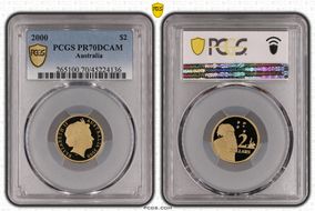 2000 $2 PR70DCAM