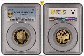 2013 $1 PR69DCAM