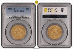 1890-CC $10 XF40