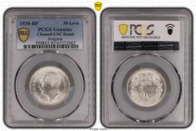 1930-BP 50 Leva KM-42  Ag N1