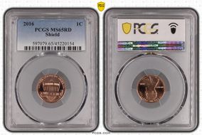 2016 1C Shield MS65RD
