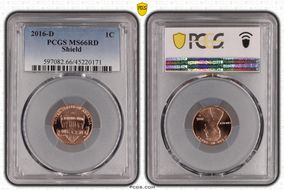 2016-D 1C Shield MS66RD