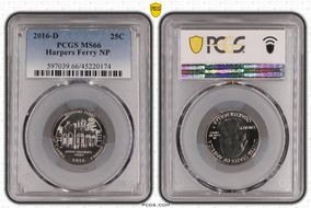 2016-D 25C Harpers Ferry NP MS66