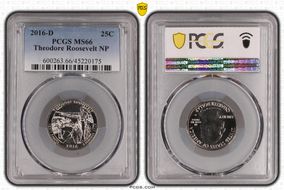 2016-D 25C Theodore Roosevelt NP MS66