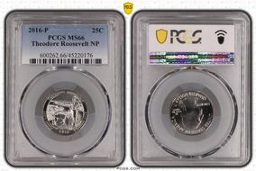 2016-P 25C Theodore Roosevelt NP MS66