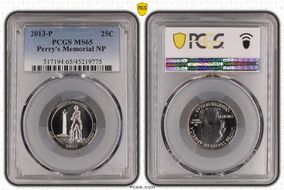 2013-P 25C Perry's Memorial NP MS65