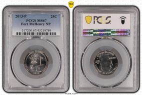 2013-P 25C Fort McHenry NP MS67
