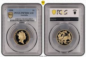 1990 $1 PR70DCAM