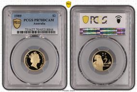 1989 $2 PR70DCAM