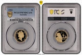 1993 $2 PR70DCAM