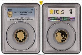 1999 $2 PR70DCAM