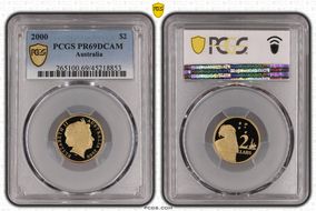 2000 $2 PR69DCAM