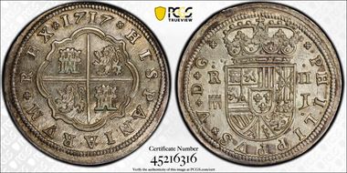 1717-J 2 R Calico-944 Segovia MS64