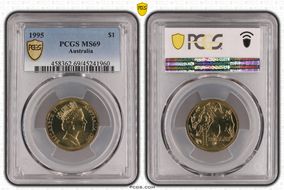 1995 $1 MS69