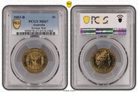2003-B $1 Korean War MS67