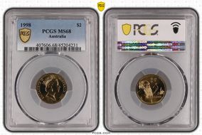 1998 $2 MS68