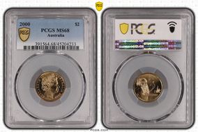 2000 $2 MS68